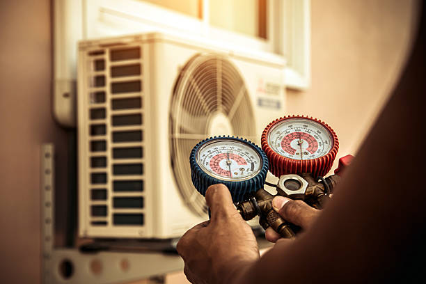 Professional Furnace Repair technician working in Prescott, WI